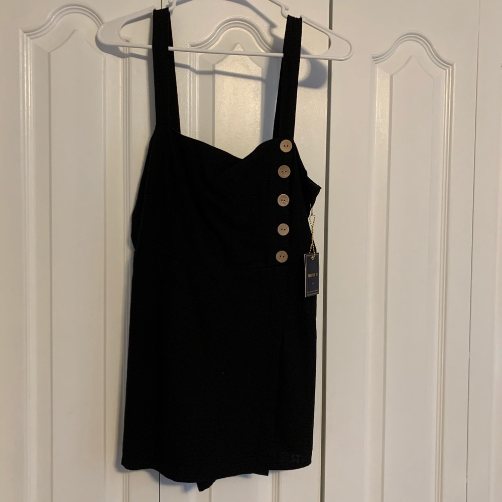 Black mini dress
